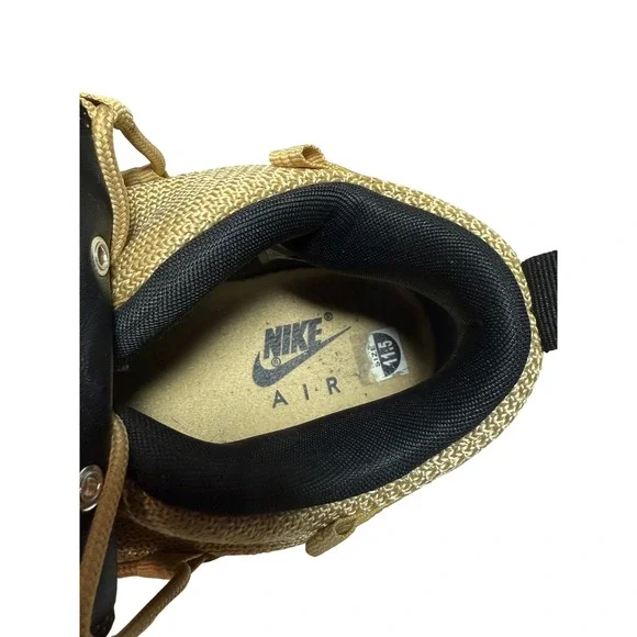 Nike Air Money Gold Metallic Basketball Sneakers Shoes Mens Size 11.5 AJ2390 700 - Picture 6 of 7